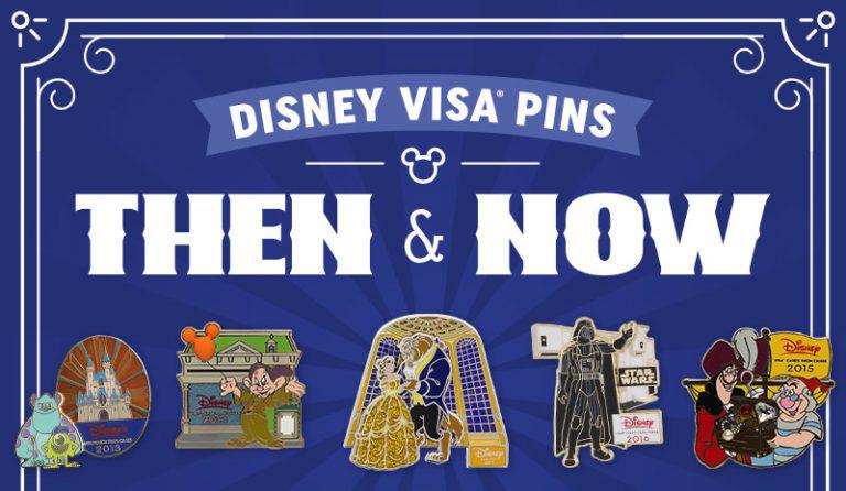 Disney® Visa® Pins: Then and Now! | Disney® Credit Cards