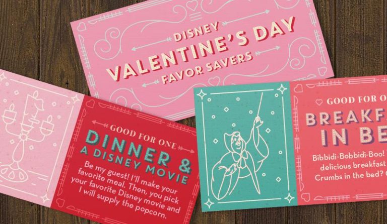 Disney Valentine&rsquo;s Day Favor Savers