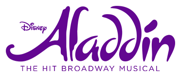 Logo for Disney Aladdin, the hit Broadway musical
