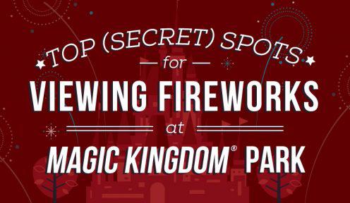 Fireworks Viewing Spots at Magic Kingdom