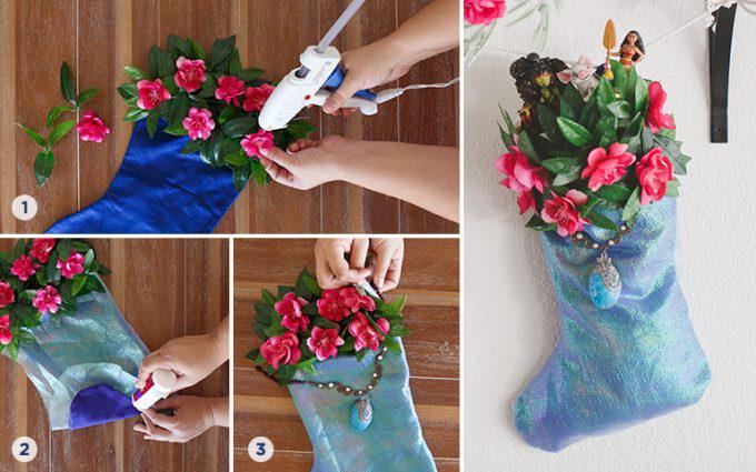 Disney Moana Inspired DIY Stocking Step by Step Instructions