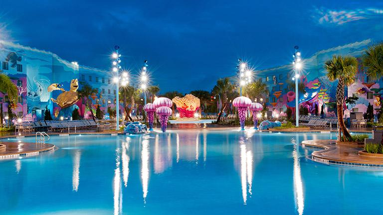 Disney Resort Big Blue Pool