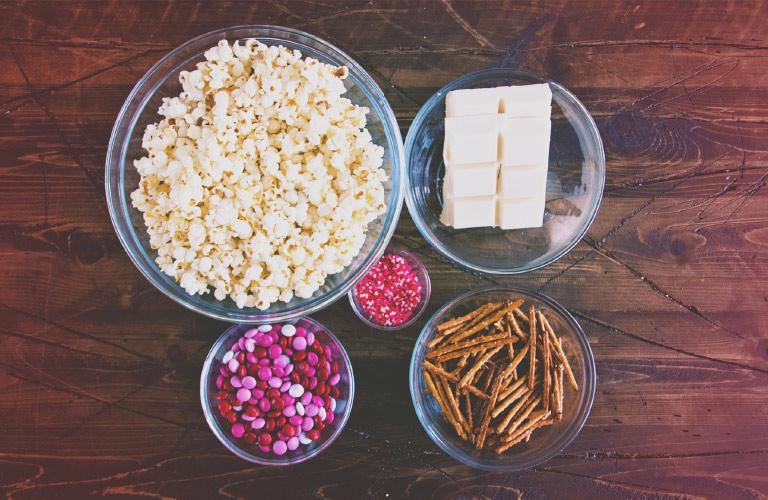 Disney Valentines Day Popcorn Ingredients