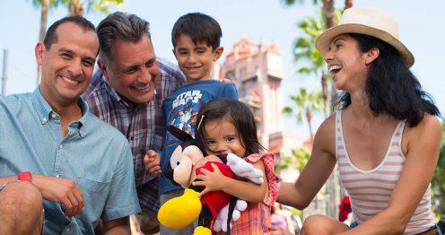 Multi generational family enjoying Walt Disney World Resort