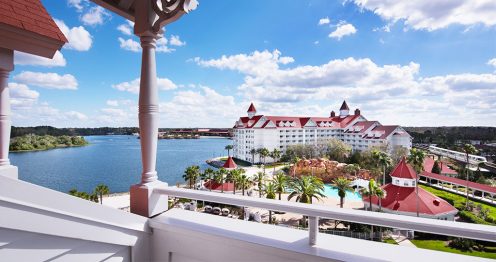 Hotel balcony view