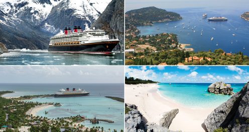 Disney Cruise Line Alaska Bahama Mediterranean Caribbean