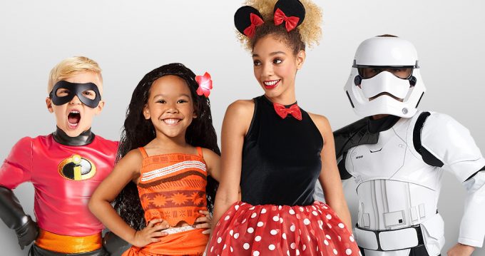 Dash Moana Minnie Mouse Stormtrooper costumes halloween
