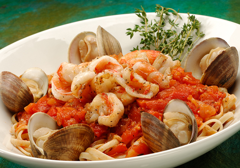 Seafood pasta