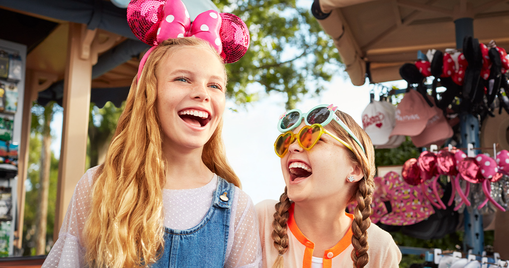 Walt Disney World girls shopping