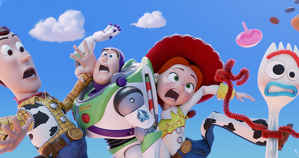 Woody, Buzz, Jesse and Forky