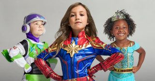 Buzz Lightyear Captain Jasmine costumes kids