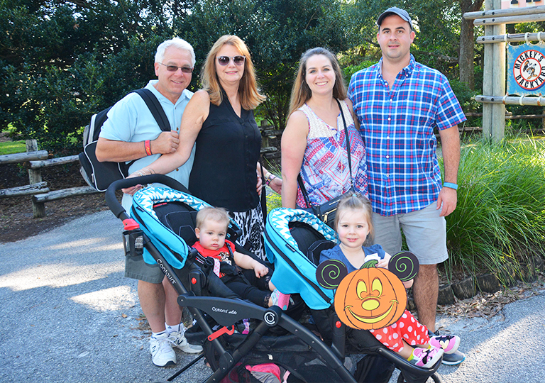 generational family at disney