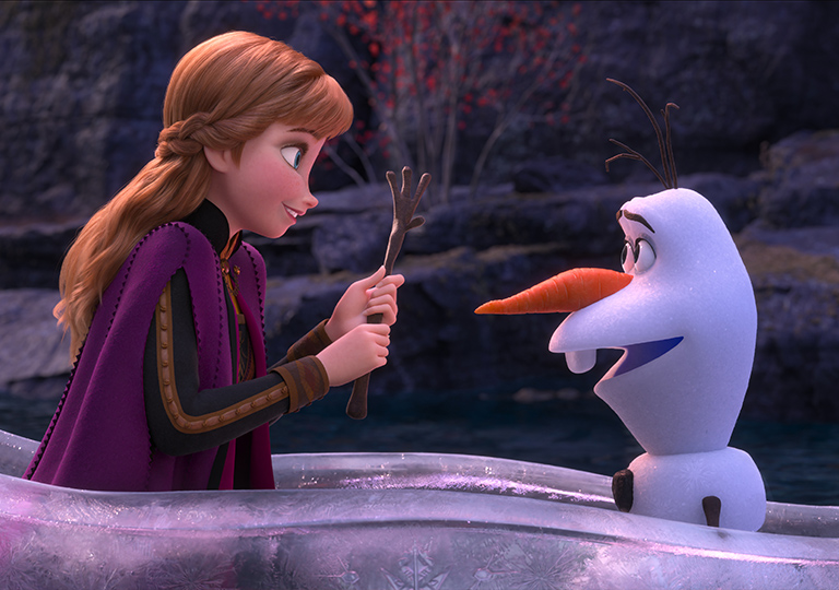 Frozen 2 Anna and Olaf