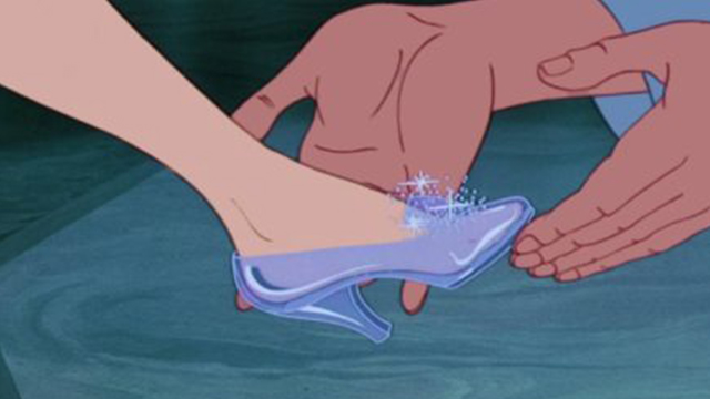 disney clear heels