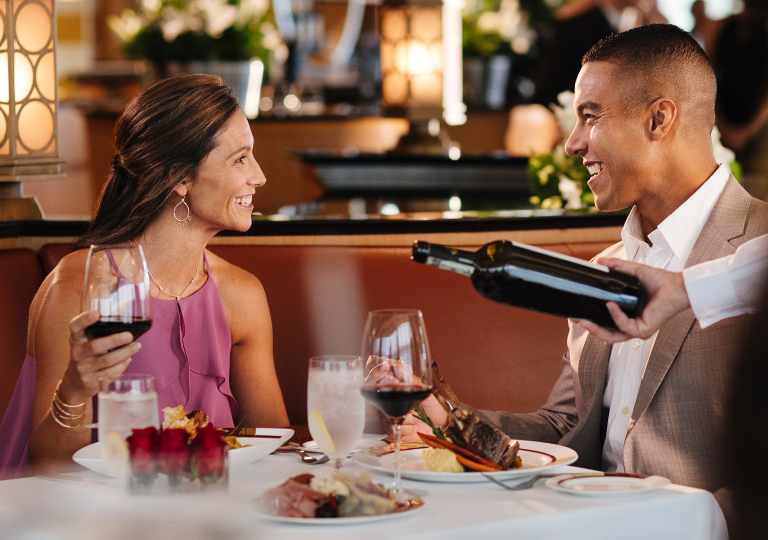 couple at Palo Restaurant