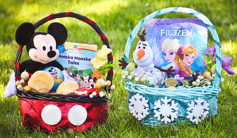 Disney Visa DIY Craft Easter Baskets Frozen Mickey