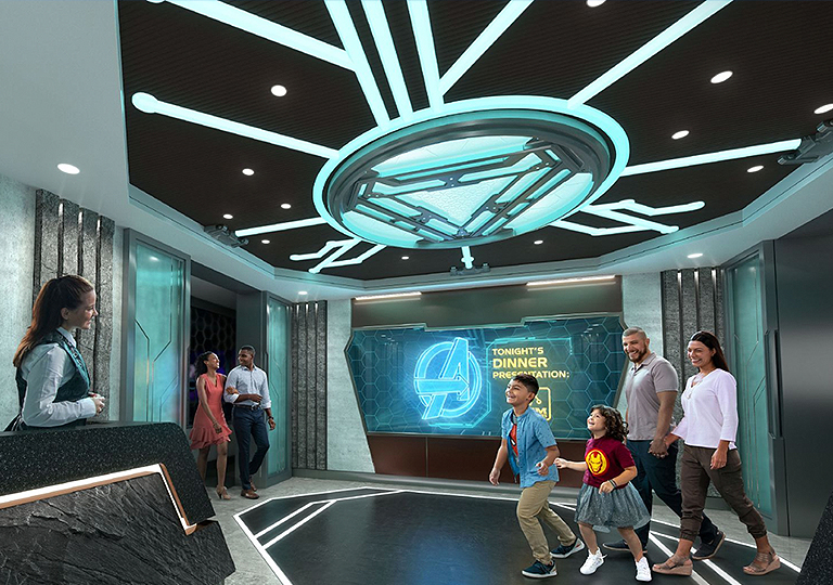 Family Dining: Worlds of Marvel Restaurant
