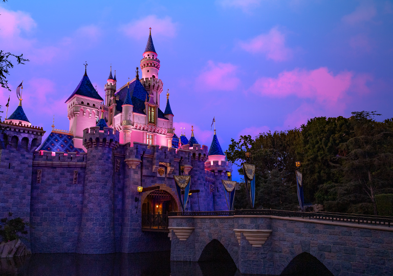 Sleeping beauty castle at Disneyland® park’s