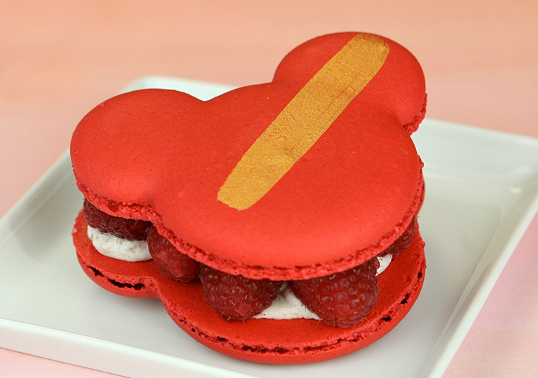 Raspberry Mickey Macaron at Jolly Holiday Bakery Caf