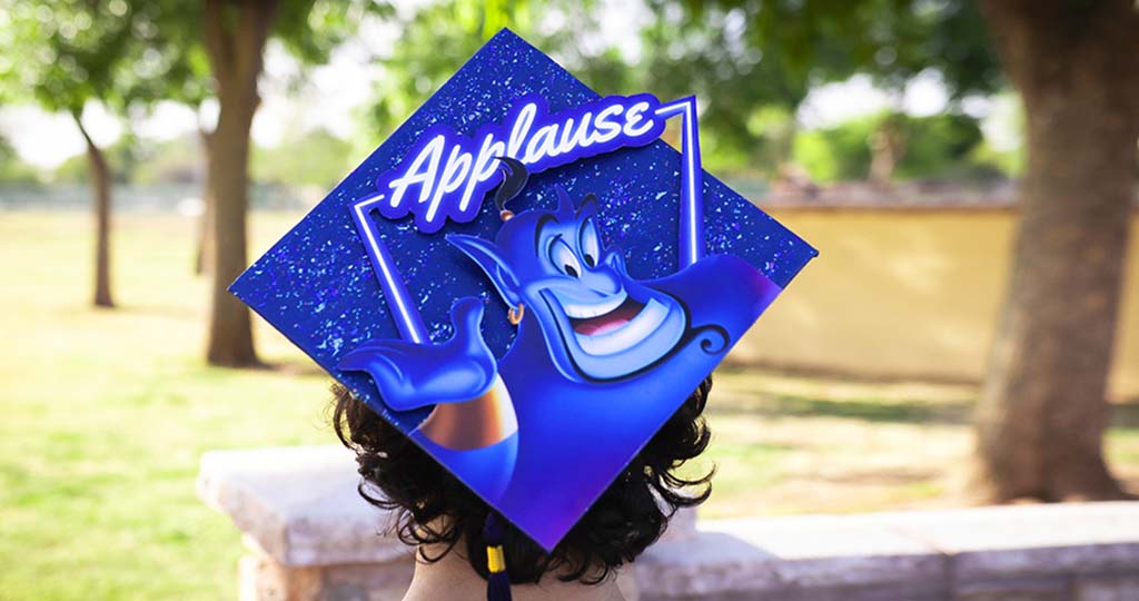DIY grad cap Aladdin
