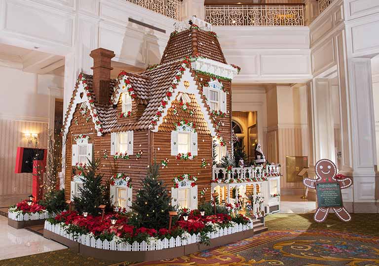 Giant gingerbread house