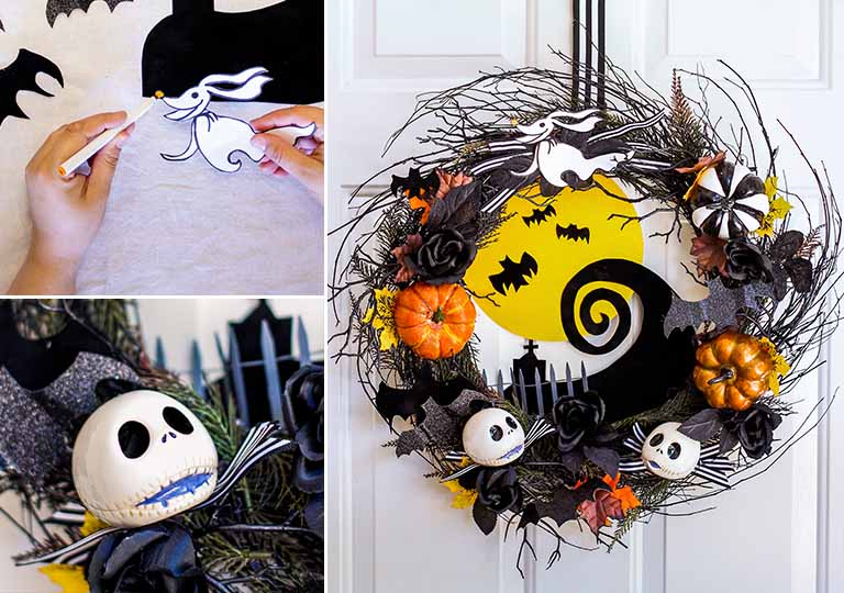 Nightmare Before Christmas wreath