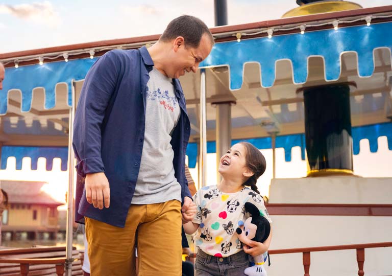 Father and daughter