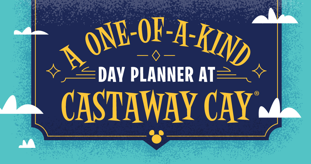 A one-of-a-kind day planner at Castaway Cay