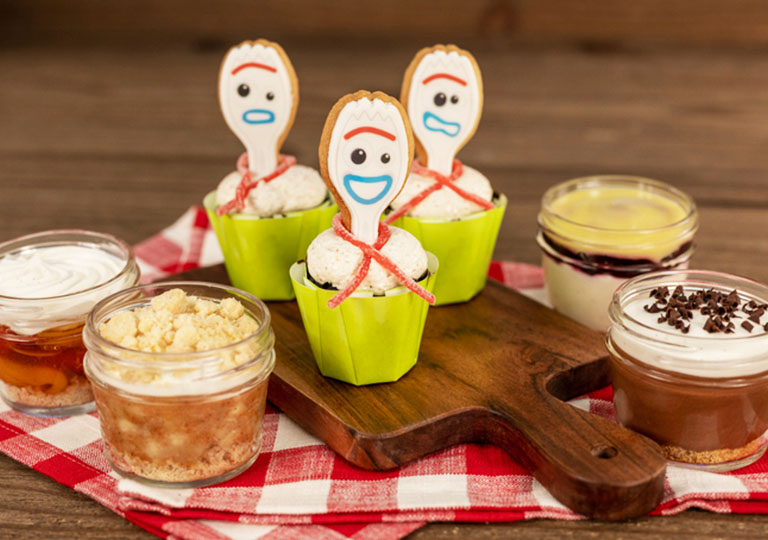 Toy Story Sporky dessert and other desserts