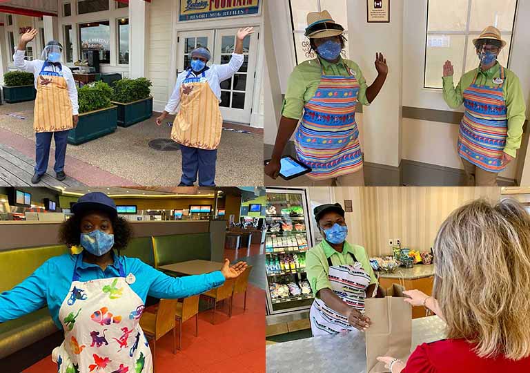 Sustainable aprons for Disney staff