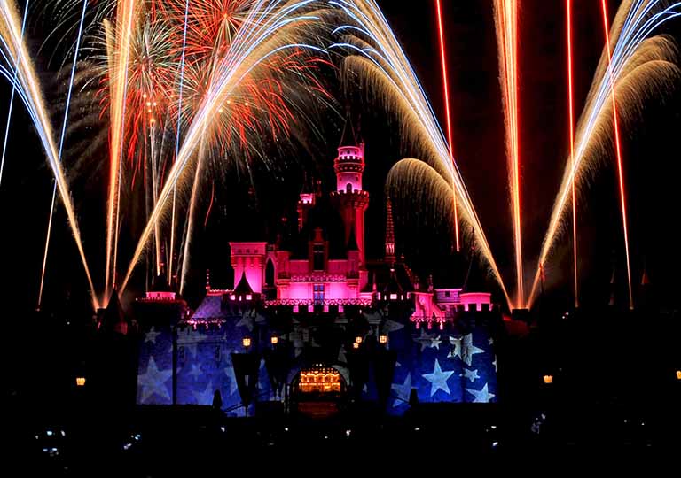 4th of July fireworks at Disneyland® Resort