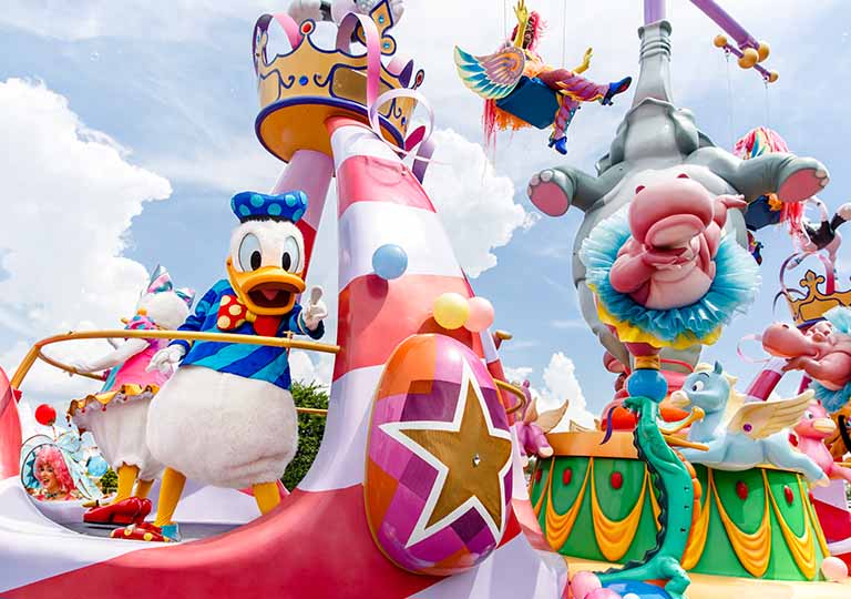 Donald Duck on Fantasy Parade