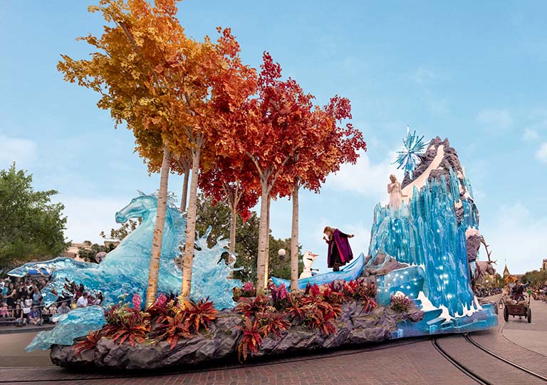Frozen for Magic Happens parade