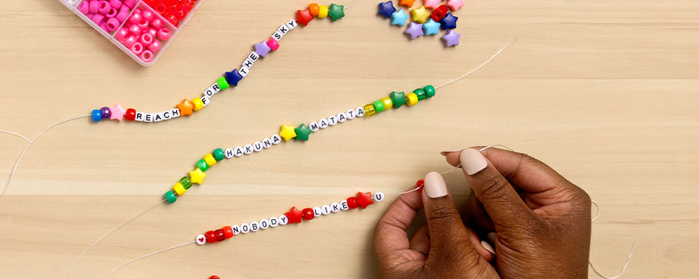 Turning Red-Inspired Friendship Bracelets