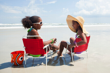 Kids at beach