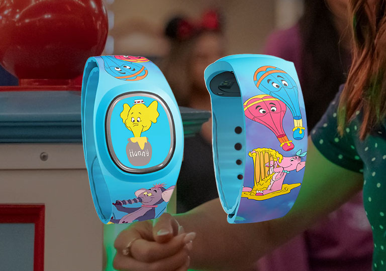 Heffalumps and Woozles MagicBand+ – Winnie the Pooh and the Blustery Day – Disney100 – Limited Edition