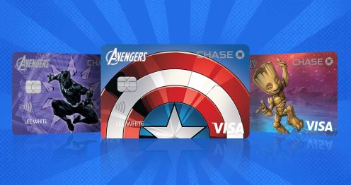 Marvel cards: Black Panther, Captain America and Groot