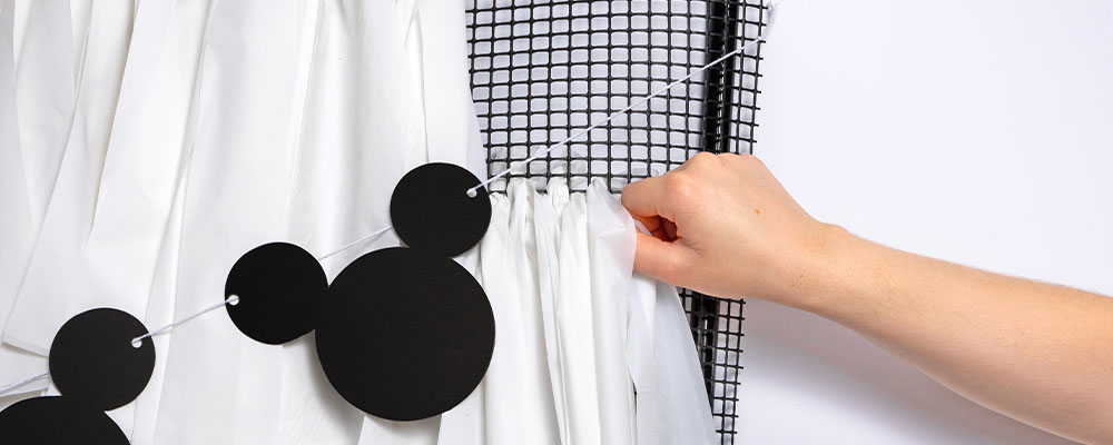 Mickey Mouse Photo Backdrop step 5