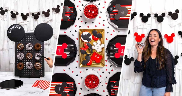 DIY: Mickey Mouse and Minnie Mouse Birthday Party Ideas