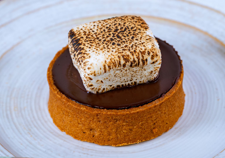 S’mores Caramel Tart at Golden Dreams Marketplace