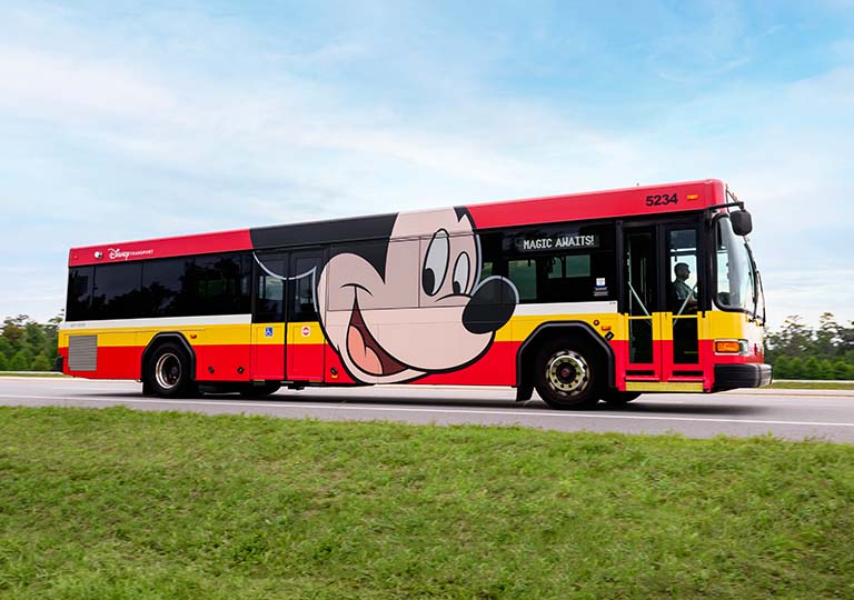 Mickey Mouse bus