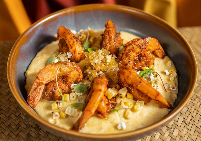  Shrimp & Grits at Tiffins Restaurant