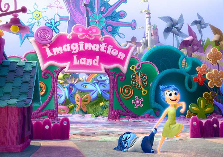 Joy and Sadness at Imagination Land