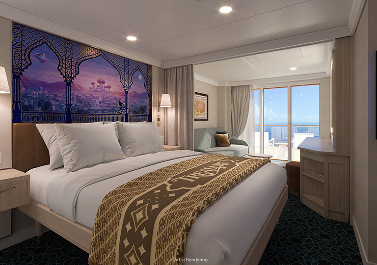 Room with balcony