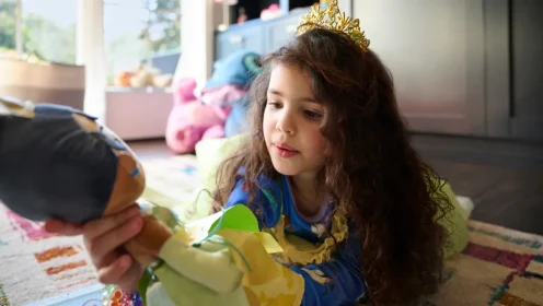 girl with doll