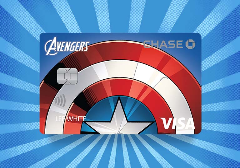 Captain America credit card design