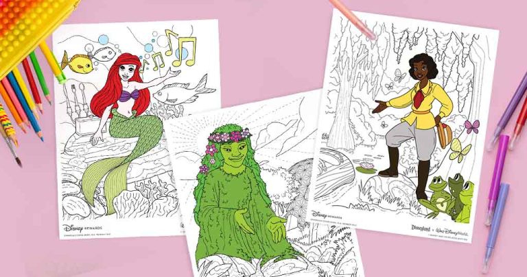 Activity: Disney Princess Coloring Pages to Print