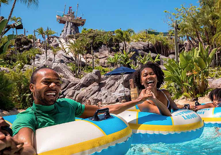 Couple at Disney's Typhoon Lagoon Water Park