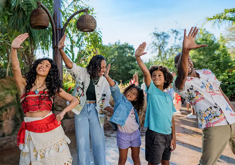 Moana and Guests