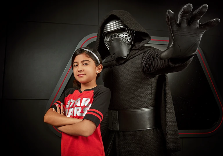 Girl with Kylo Ren